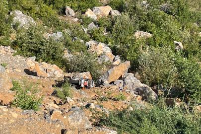 Motosiklet uçuruma yuvarlandı: 1 ölü 1 yaralı