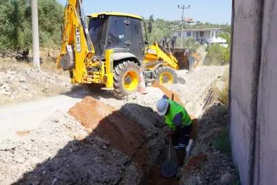 Muğla Akyol’daki kireçli su çilesi sona eriyor