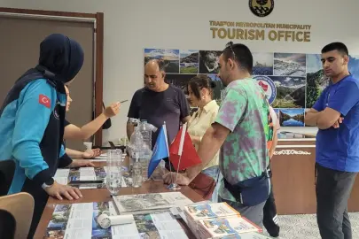 Trabzon’da turizm ofisleri turistlerin rehberi oluyor