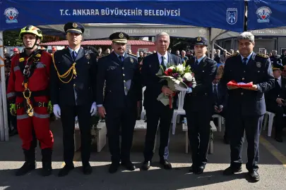Ankara İtfaiyesi’nde 100 personel yemin etti