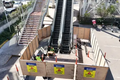 Kocaeli'de yürüyen merdivenlere kapsamlı revizyon