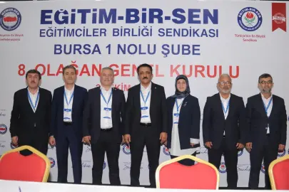 Eğitim-Bir-Sen Bursa'da Adil Yazıcıoğlu dönemi