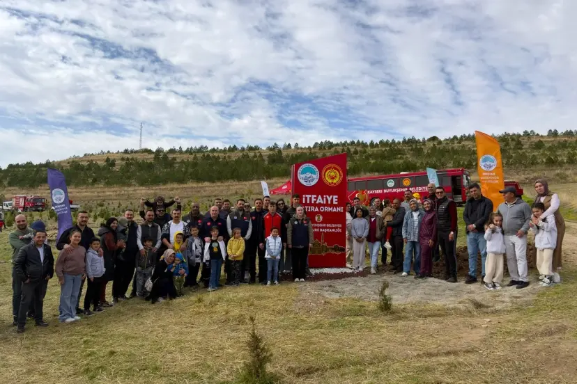 Kayseri İtfaiyesi'nden 100'üncü yıla özel etkinlik