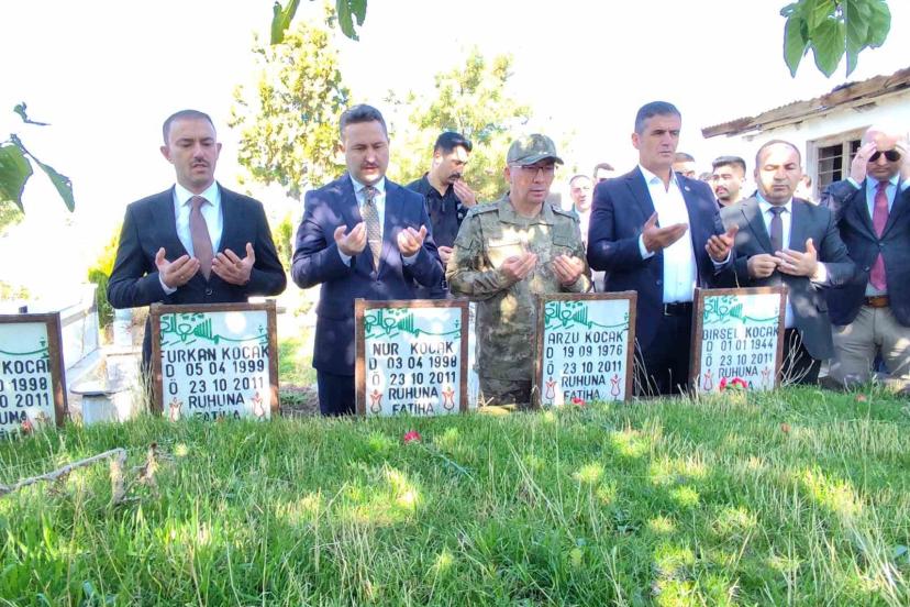 Van depreminde yaşamını yitirenler anıldı